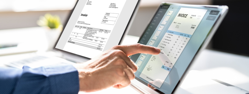 Invoice,Accounting,Software,On,Computer.,Digital,Business,Bill