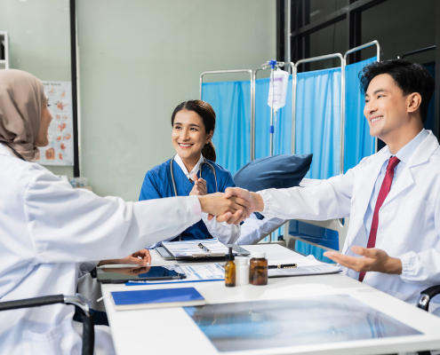 medical team working